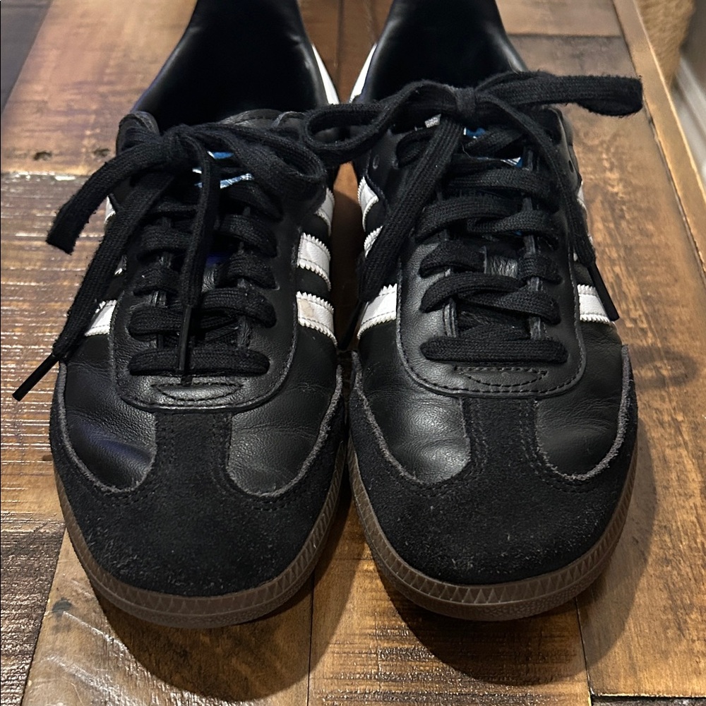 Adidas Samba Black White Classic Leather Sneakers